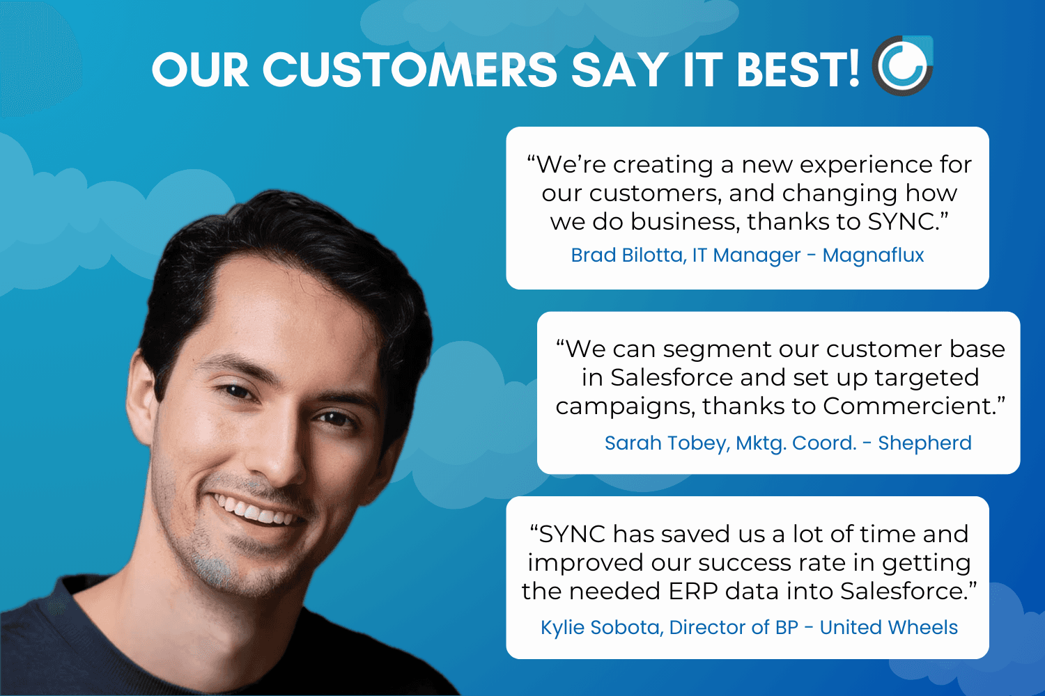 What our customers say about SYNC!