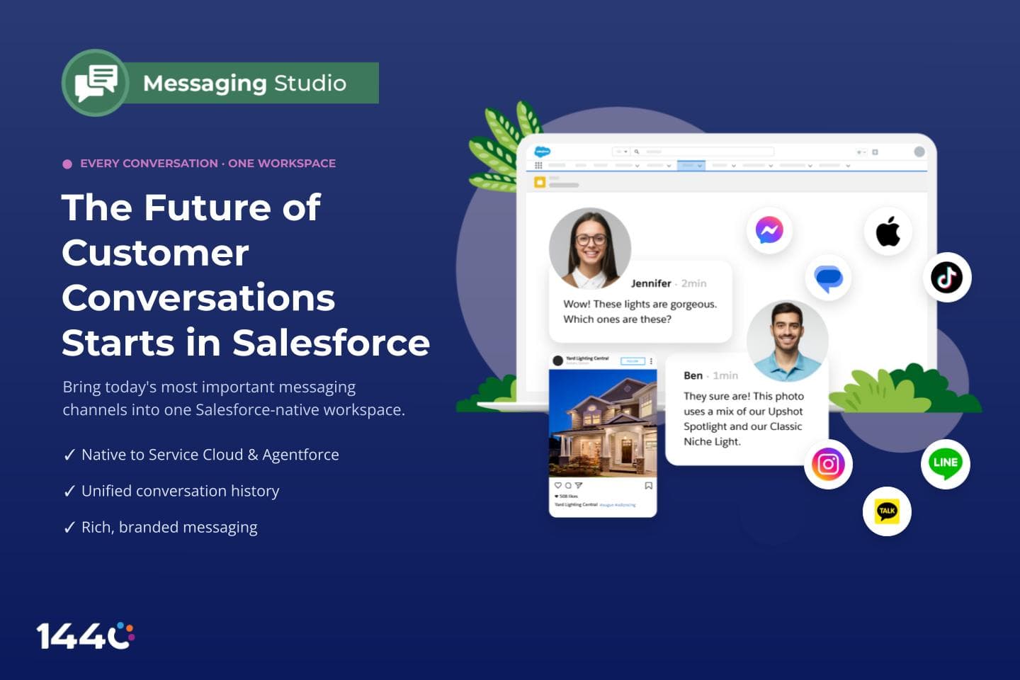 Engage Customers Across Messaging Channels From Salesforce
