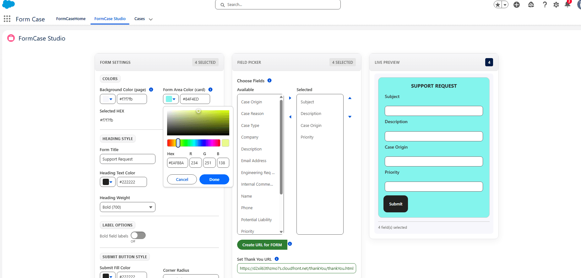 FormCase Studio