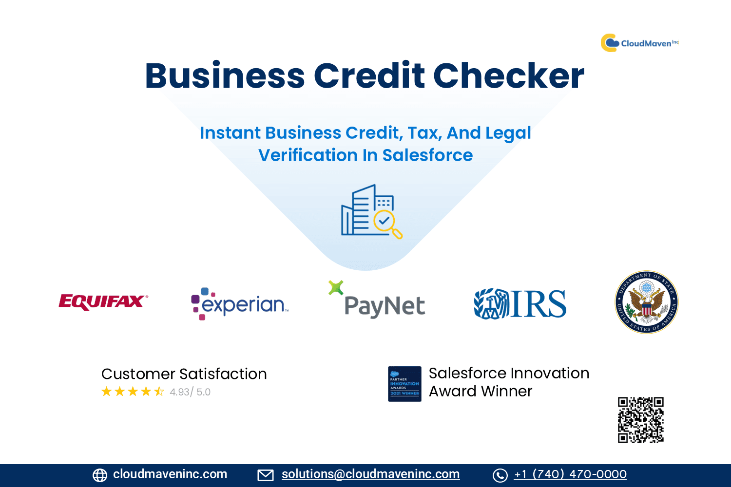 Instant business credit score checks and reports in Salesforce