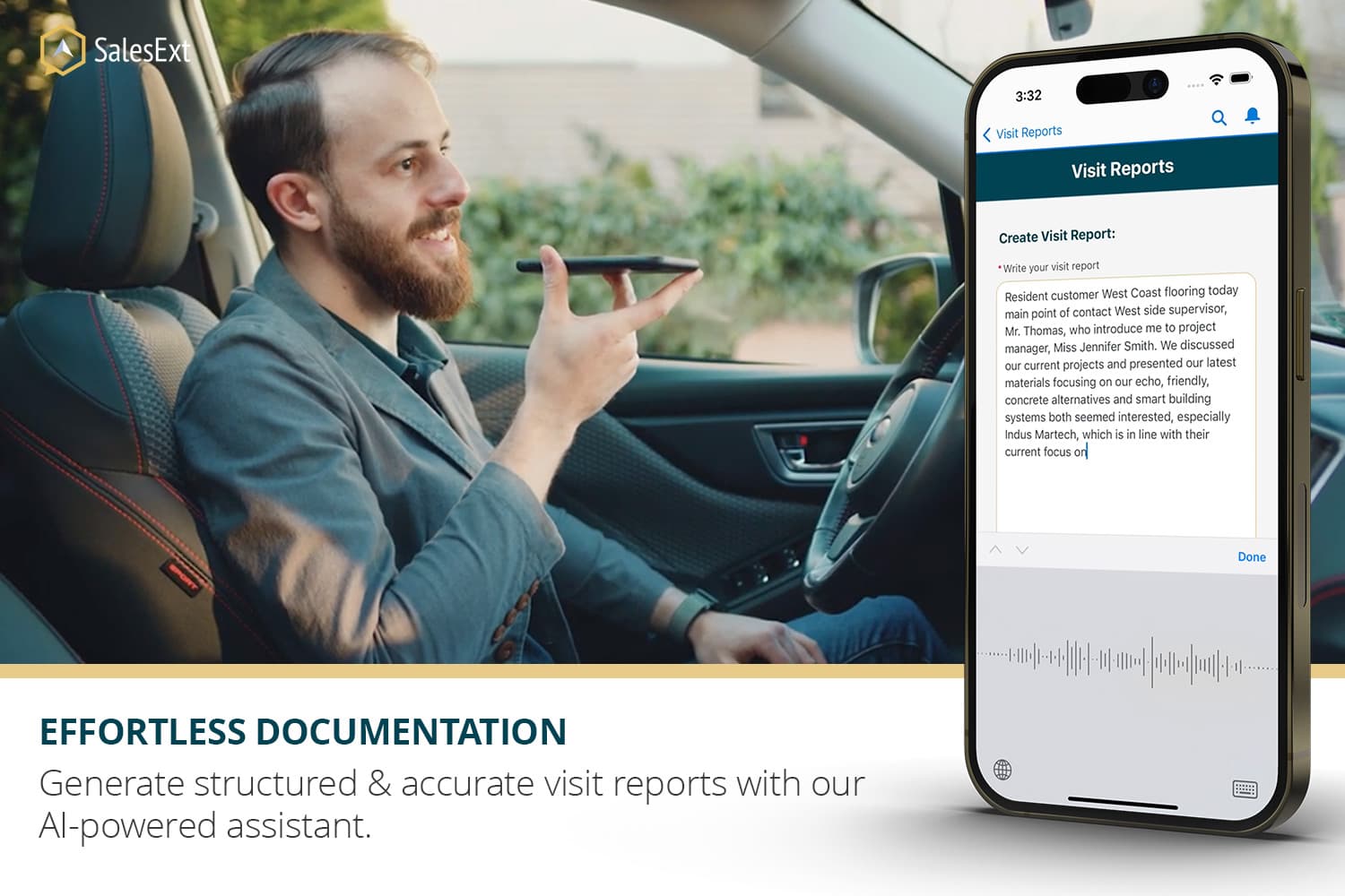 SalesExt simplifies the task of report generation