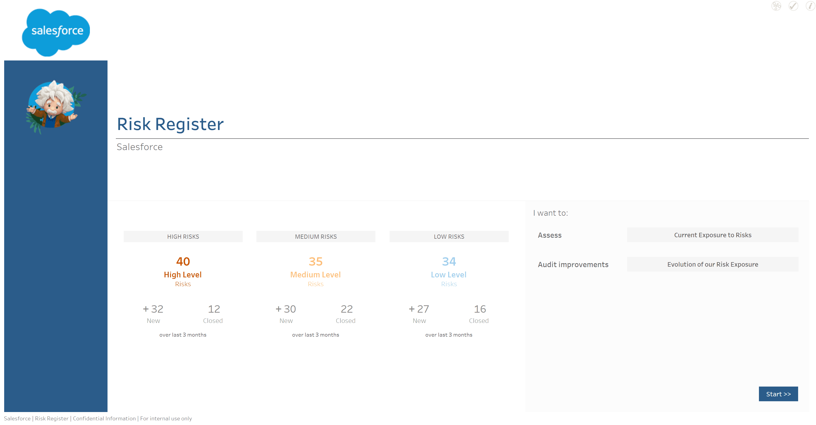 RISK REGISTER screenshot 1