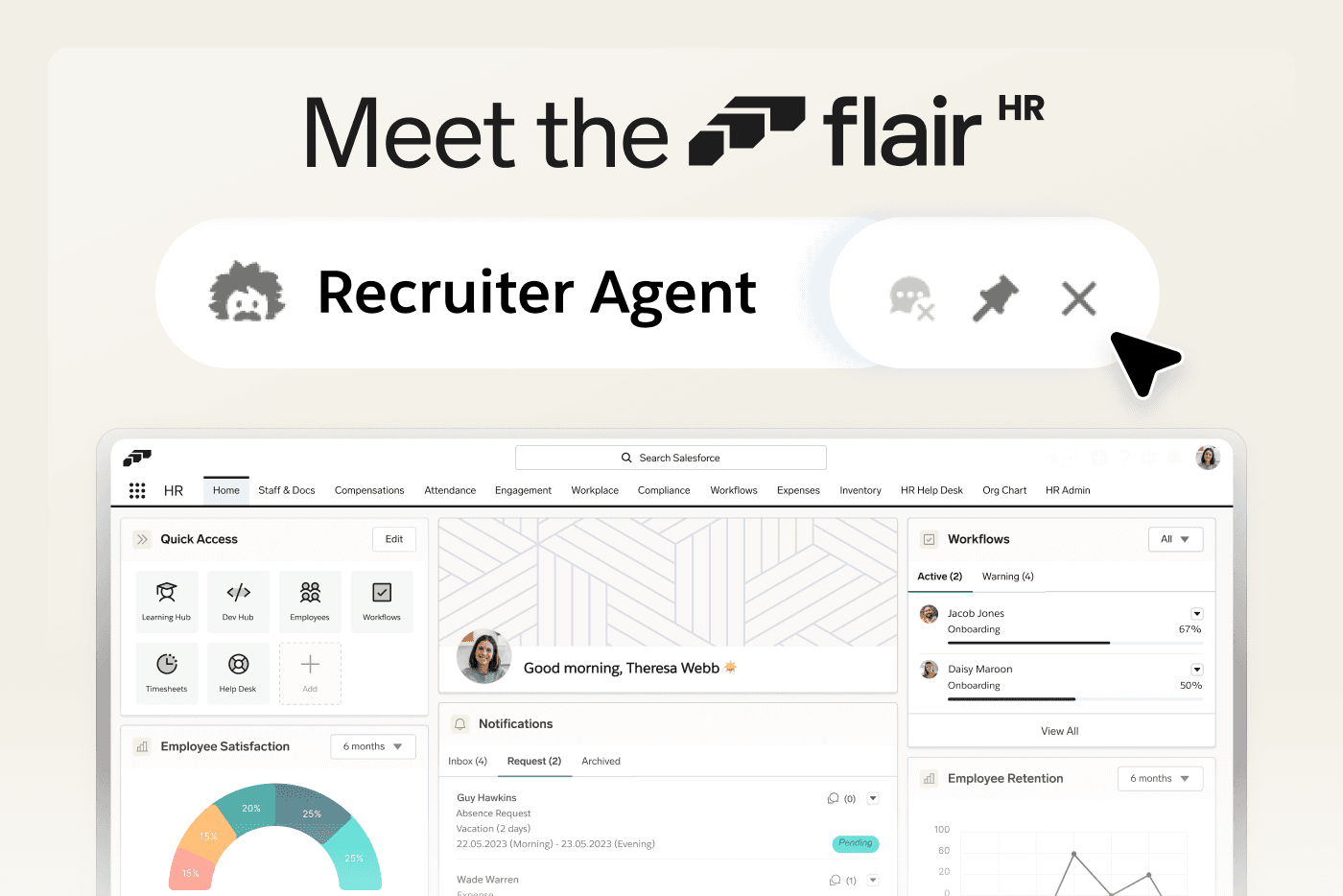 Meet the flair Recruiter Agent