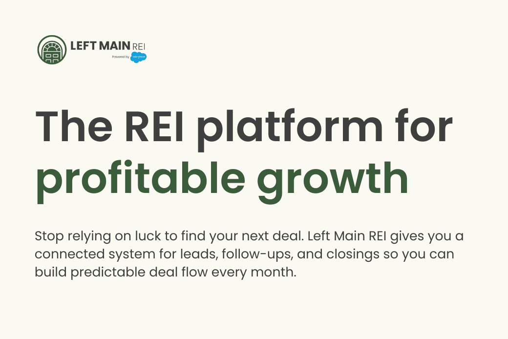 The REI Platform for Profitable Growth