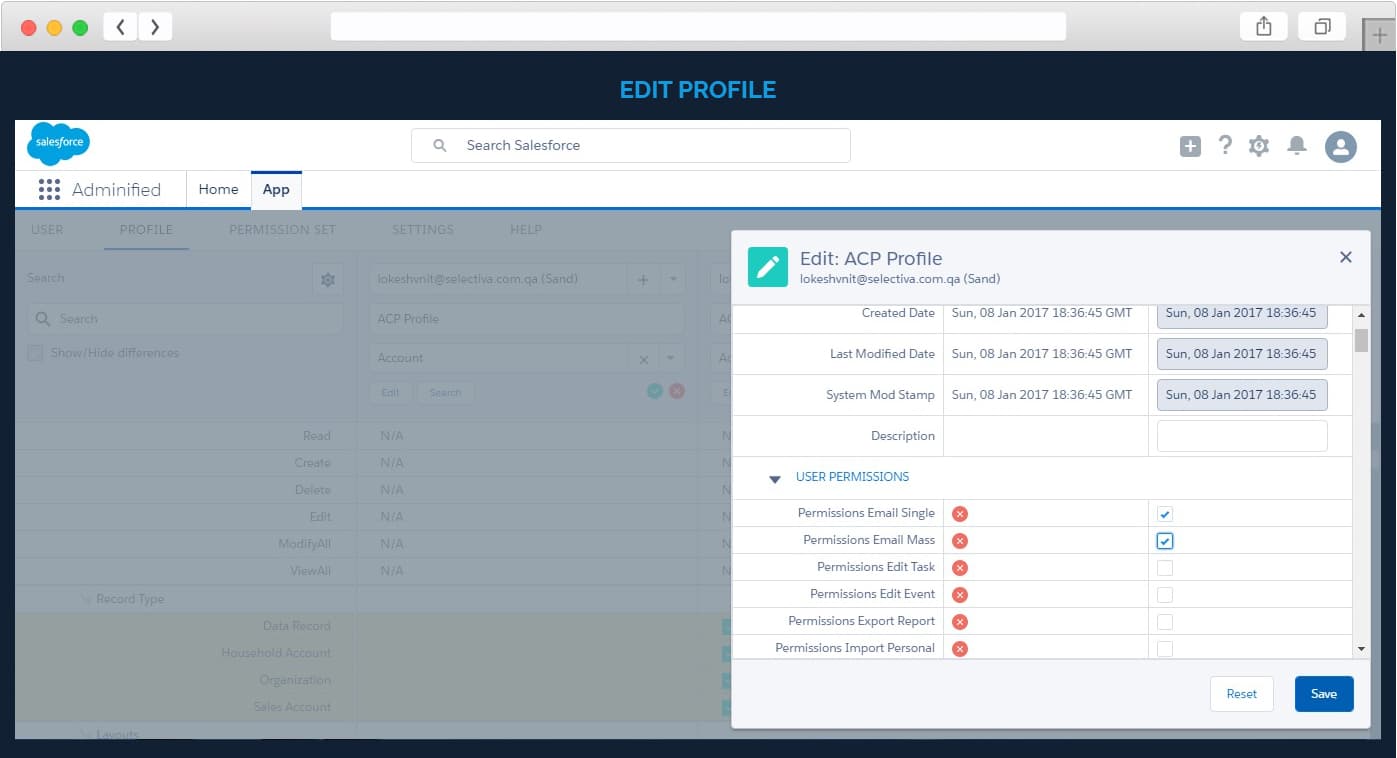 Edit Profile