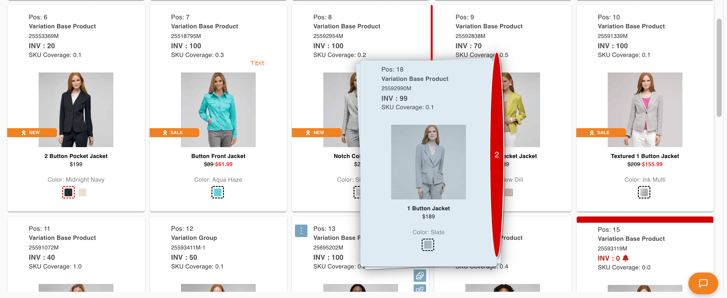 Visually arrange your products with drag-and-drop or automate with business rules