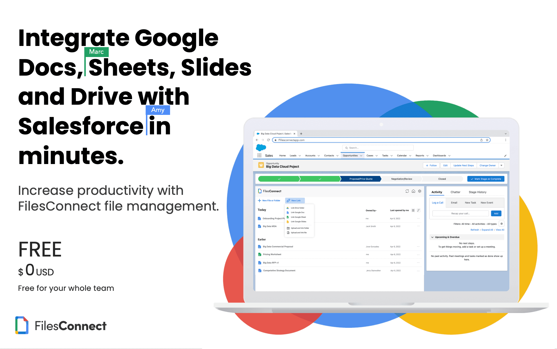 Maximize your company’s investment in Salesforce and Google Drive