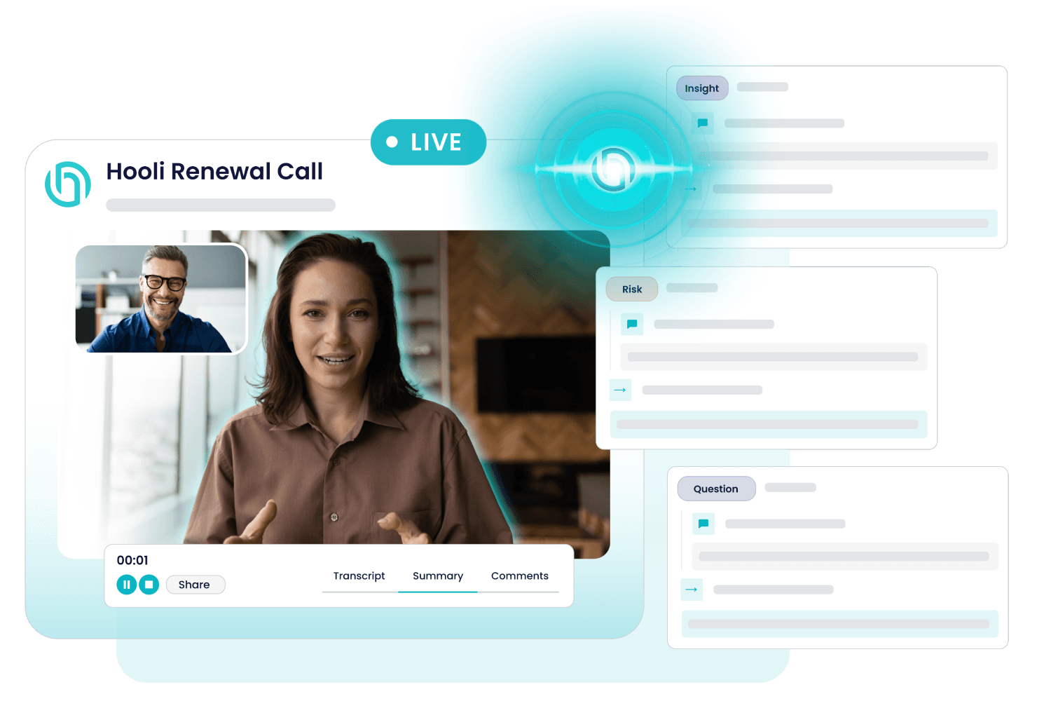Hero is by your seller’s side from first call to closed won.
