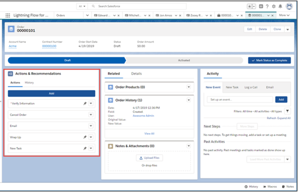 Salesforce Service Cloud Feature: Lightning Flow