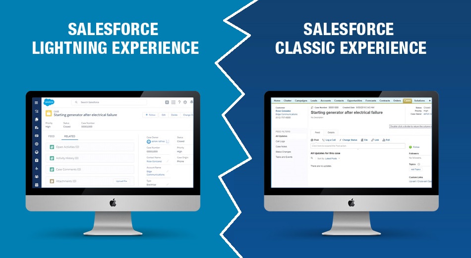 Salesforce Lightning Vs Salesforce Classic