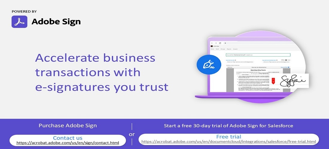 Salesforce App 1: Adobe Sign