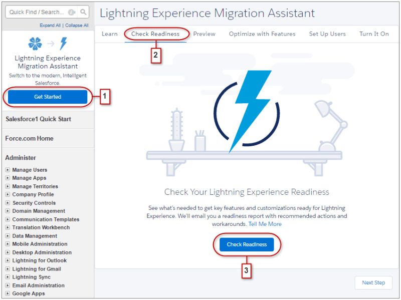 Salesforce lightning migration assistant