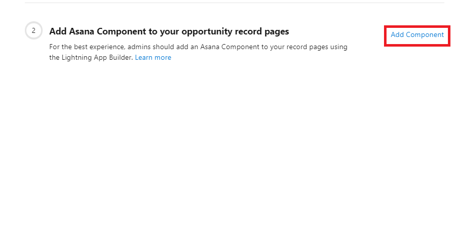 Add your Asana component 