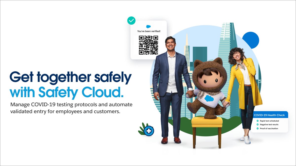 Get together safely with the Salesforce Safety Cloud