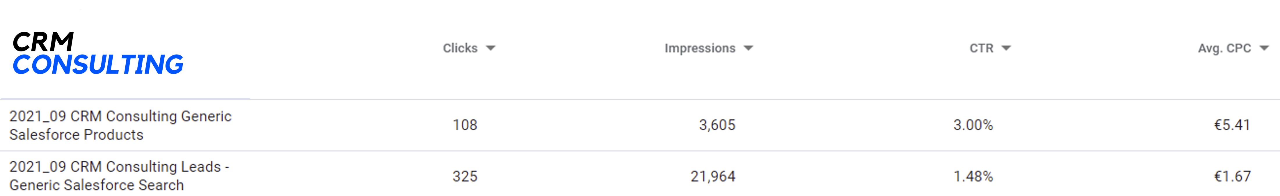 salesforce google adwords study